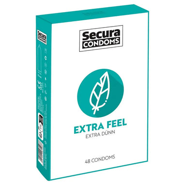 Secura Condoms 48 Pack Extra Feel - Peaches and Screams