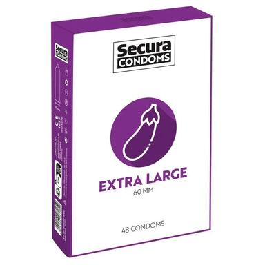 Secura Condoms 48 Pack Extra Large - Peaches and Screams