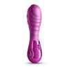 Seduction chloe ribbled vibrator waterproof rechargeable toy - peaches and screams
