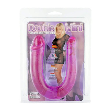 Seven Creation Purple Double Ended Dildo With Veined Detail - Peaches and Screams