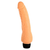 Seven creations 8.5 inch multi speed flesh pink dildo vibrator - peaches and screams
