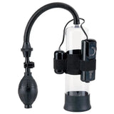 Seven creations clear vibrating penis pump 8 inch - peaches and screams