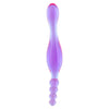 Seven creations double ended 8 inch purple anal probe - peaches and screams
