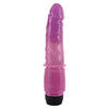Seven creations purple multi speed realistic vibrator 8 inch - peaches and screams