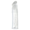 Seven creations stretchy rubber clear penis extender - peaches and screams