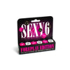 Sexy 6 couples foreplay dice game for erotic fun - peaches and screams