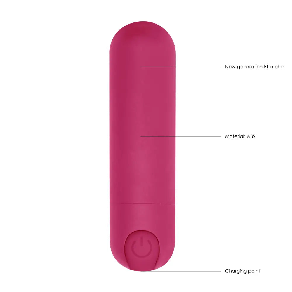 Shots 3.1-inch Black Multi-speed Rechargeable Mini Bullet Vibrator - Peaches and Screams
