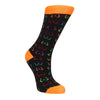 Shots cotton black sexy socks sizes 42 to 46 - peaches and screams