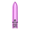 Shots pink rechargeable bullet vibrator with royal gems - peaches and screams