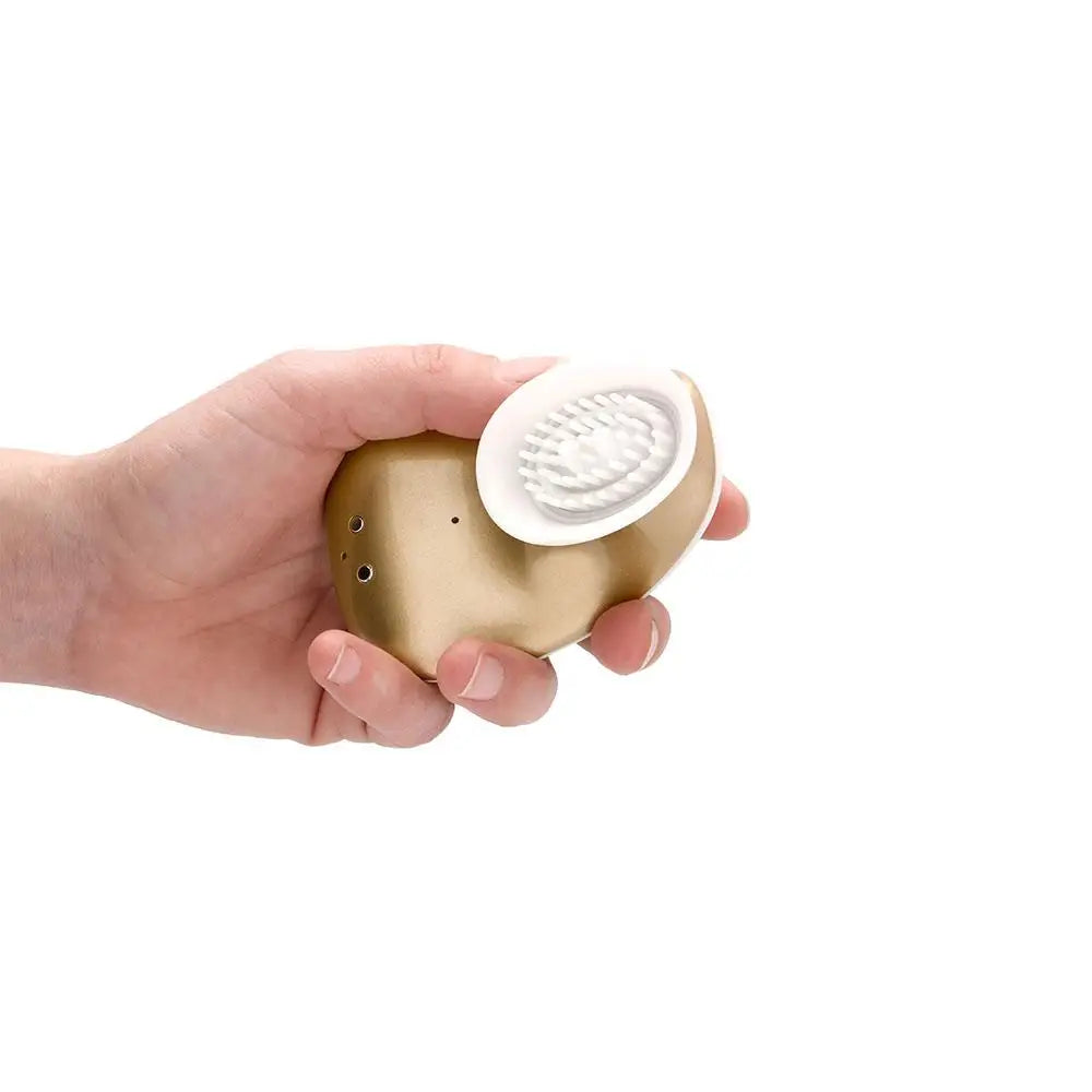 Shots silicone gold dual motors clitoral stimulator - peaches and screams