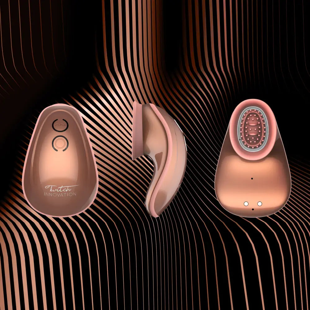 Shots silicone gold rechargeable clitoral stimulator - peaches and screams