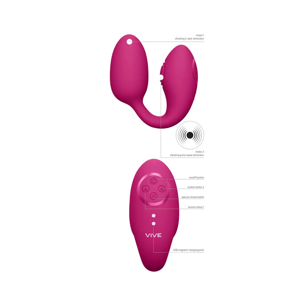Shots silicone pink rechargeable mini vibrating love egg - peaches and screams