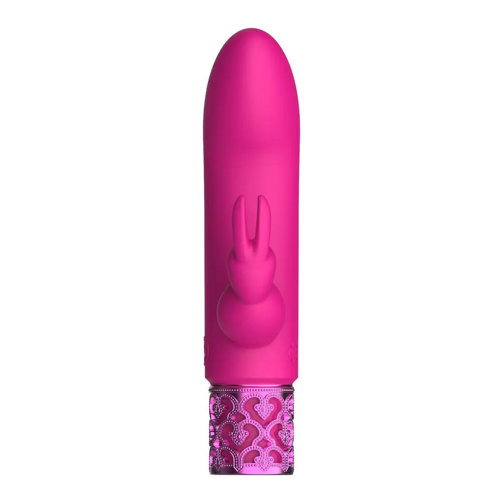Shots silicone pink rechargeable rabbit vibrator - peaches and screams