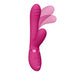 Shots Silicone Pink Rechargeable Rabbit Vibrator With Triple Actions - Peaches and Screams