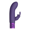 Shots silicone purple rechargeable mini rabbit vibrator - peaches and screams
