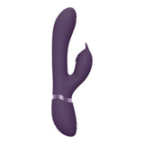 Shots silicone purple rechargeable rabbit triple action vibrator - peaches and screams