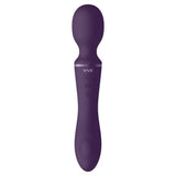 Shots silicone purple rechargeable wand massager double ended - peaches and screams