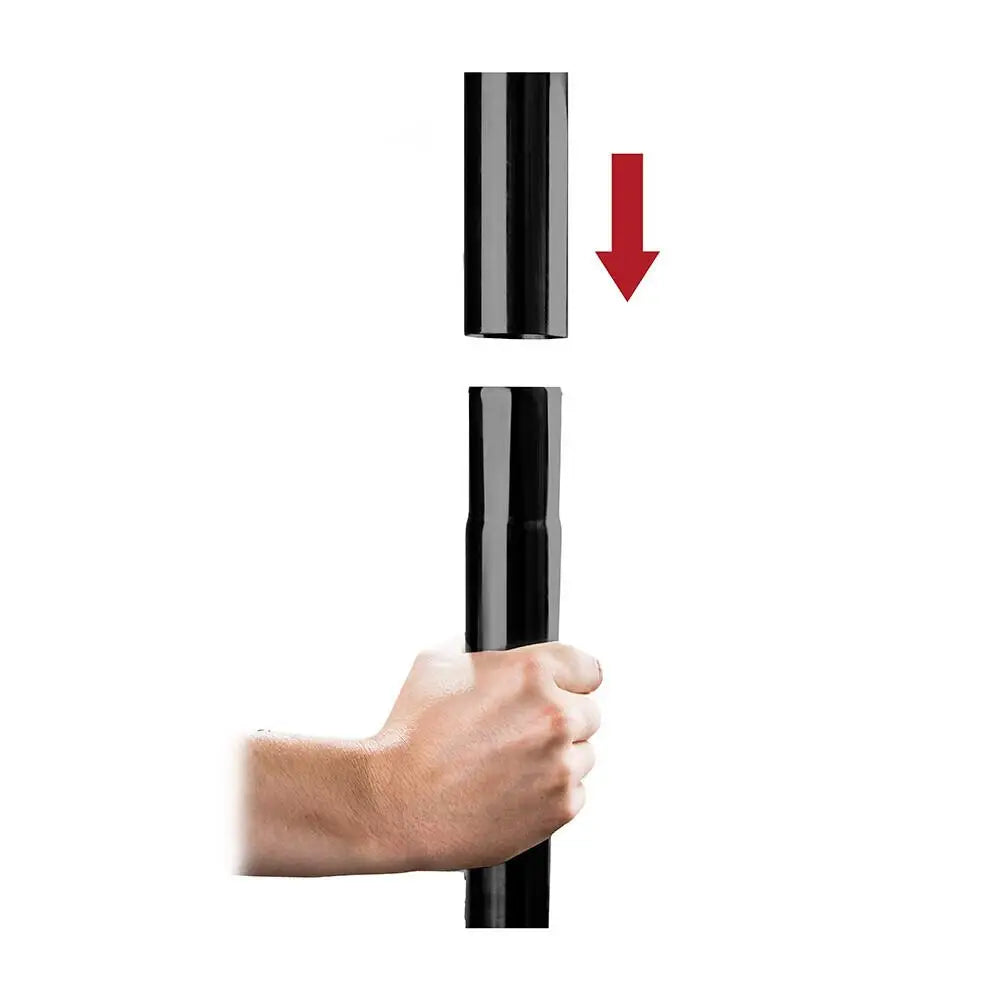 Shots stainless steel black adjustable spinning dance pole - peaches and screams