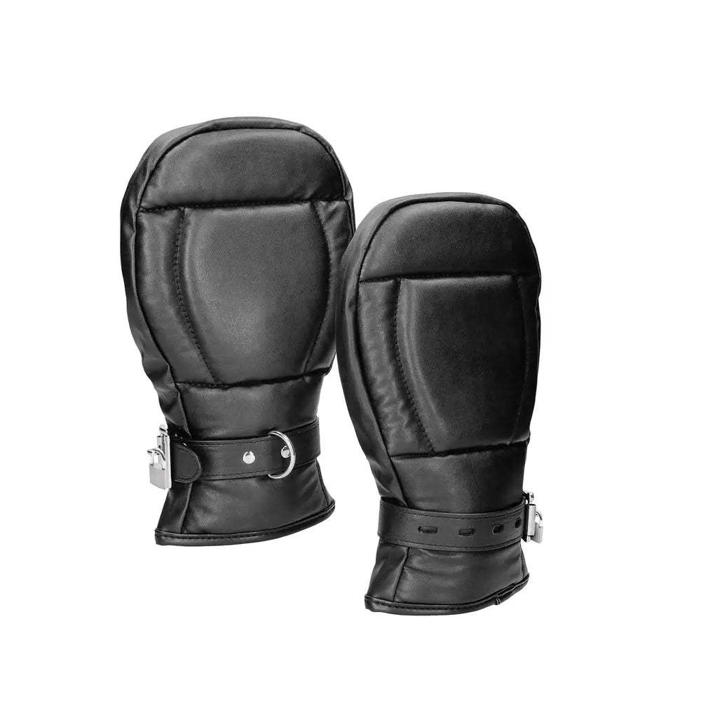 Shots toys neoprene black dog glove mitts for puppy play - peaches and screams