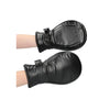 Shots toys neoprene black dog glove mitts for puppy play - peaches and screams
