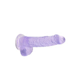 Shots toys purple realistic dildo with suction cup 6.7 inch - peaches and screams