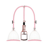 Shots toys rose gold vacuum nipple and breast pump - peaches and screams