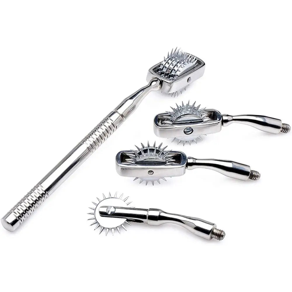 Shots toys stainless steel 4 pinwheels combo set - peaches and screams