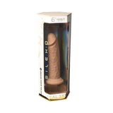 Silexd 6 inch realistic liquid silicone dildo with suction cup - realistic dildos peaches and screams
