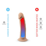 Silexd 6 inch realistic silicone dual density dildo with suction cup - strap on dildos peaches and screams