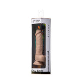 Silexd 7 inch liquid silicone dildo with suction cup - realistic dildos peaches and screams