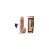 Silexd 8.5 inch remote dildo dual density super soft silicone - suction cup dildos peaches and screams