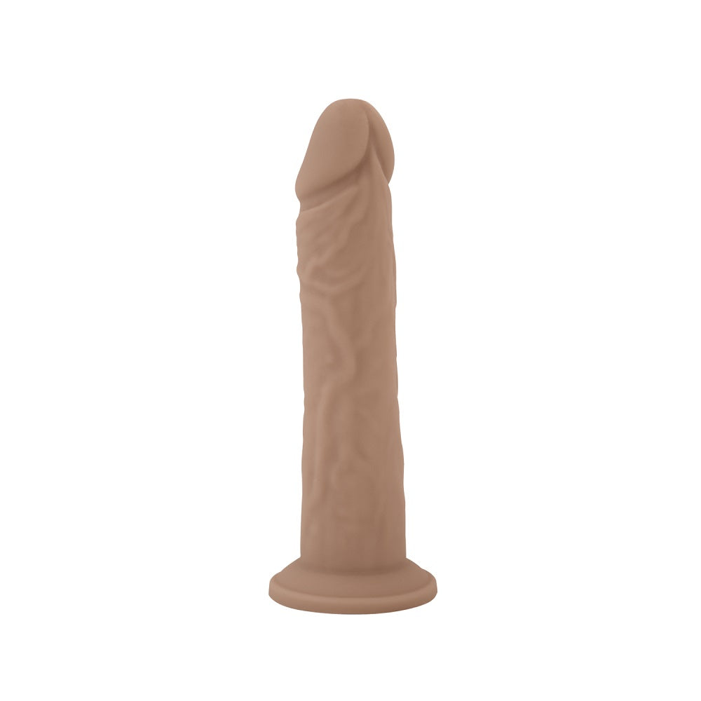 Silexd 8 inch realistic liquid silicone dildo - realistic dildos peaches and screams