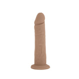 Silexd 8 inch realistic liquid silicone dildo with suction cup - realistic dildos peaches and screams