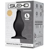 Silexd dual density tapered silicone butt plug large - butt plugs peaches and screams