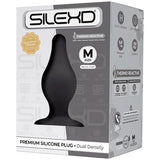 Silexd dual density tapered silicone butt plug medium - butt plugs peaches and screams