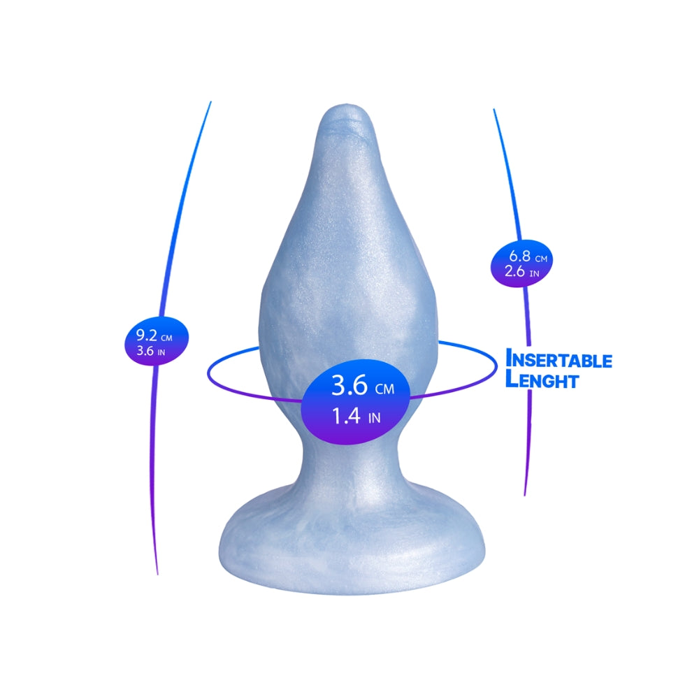 Silexd medium diamond silicone butt plug - butt plugs peaches and screams