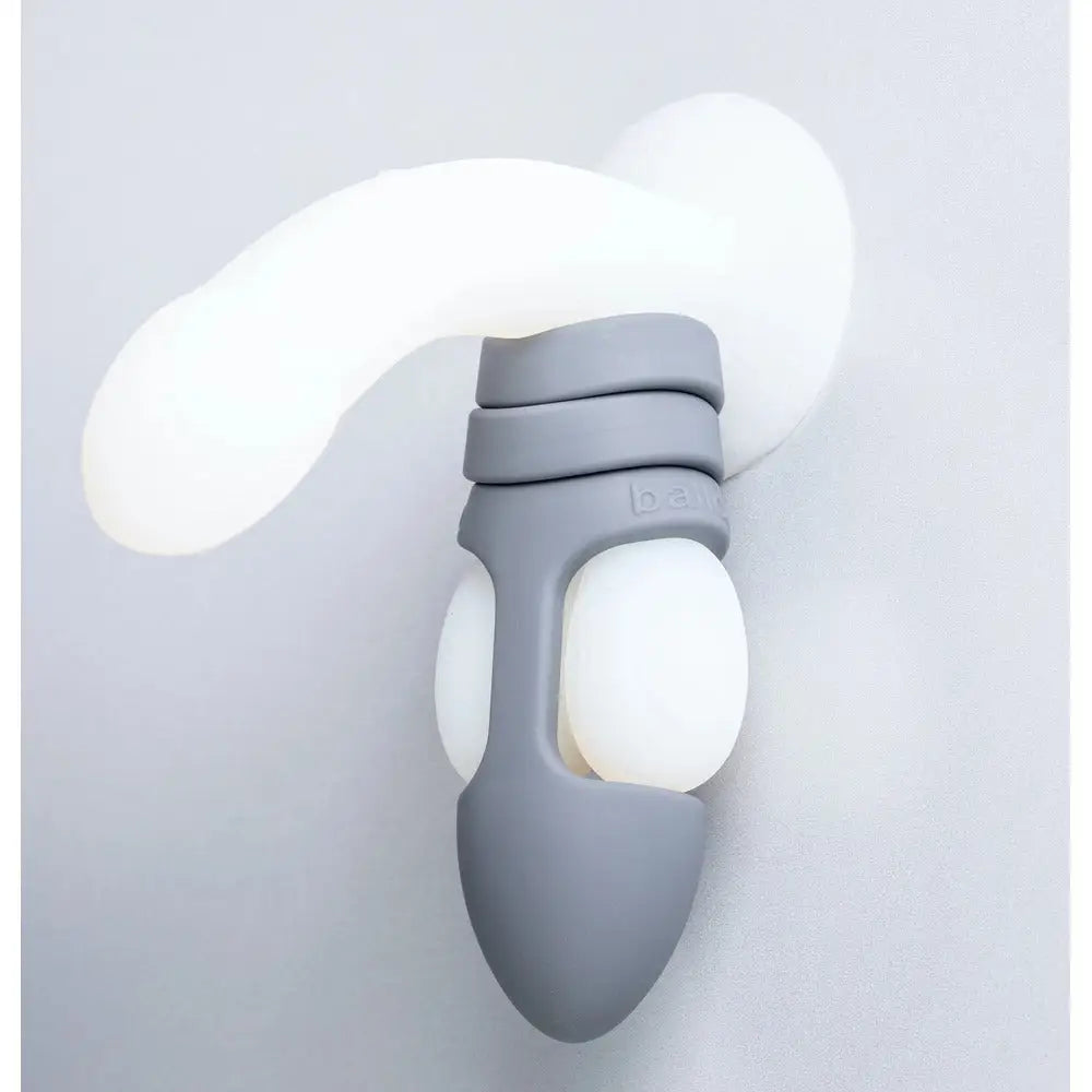 Silicone super stretchy grey penis sleeve for girth and stamina - peaches and screams