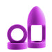 Silicone Super Stretchy Purple Penis Sleeve For Him - Peaches and Screams