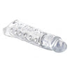 Size matters clear penis extender sleeve 10.75 inch - peaches and screams
