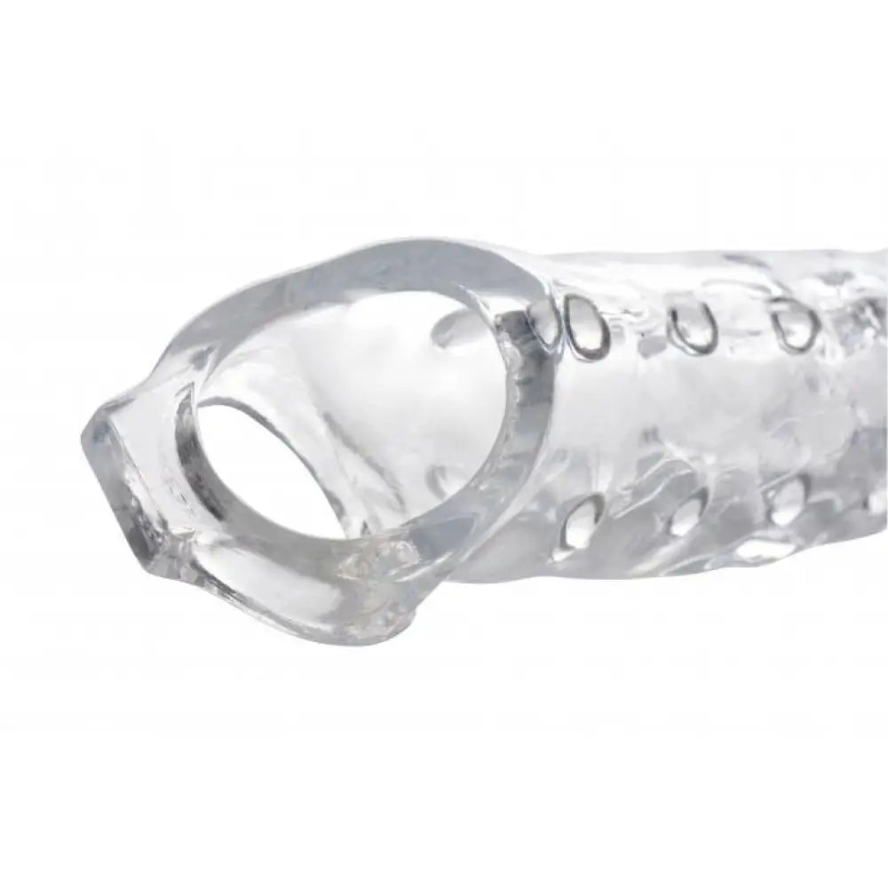 Size matters clear penis extender sleeve 10.75 inch - peaches and screams