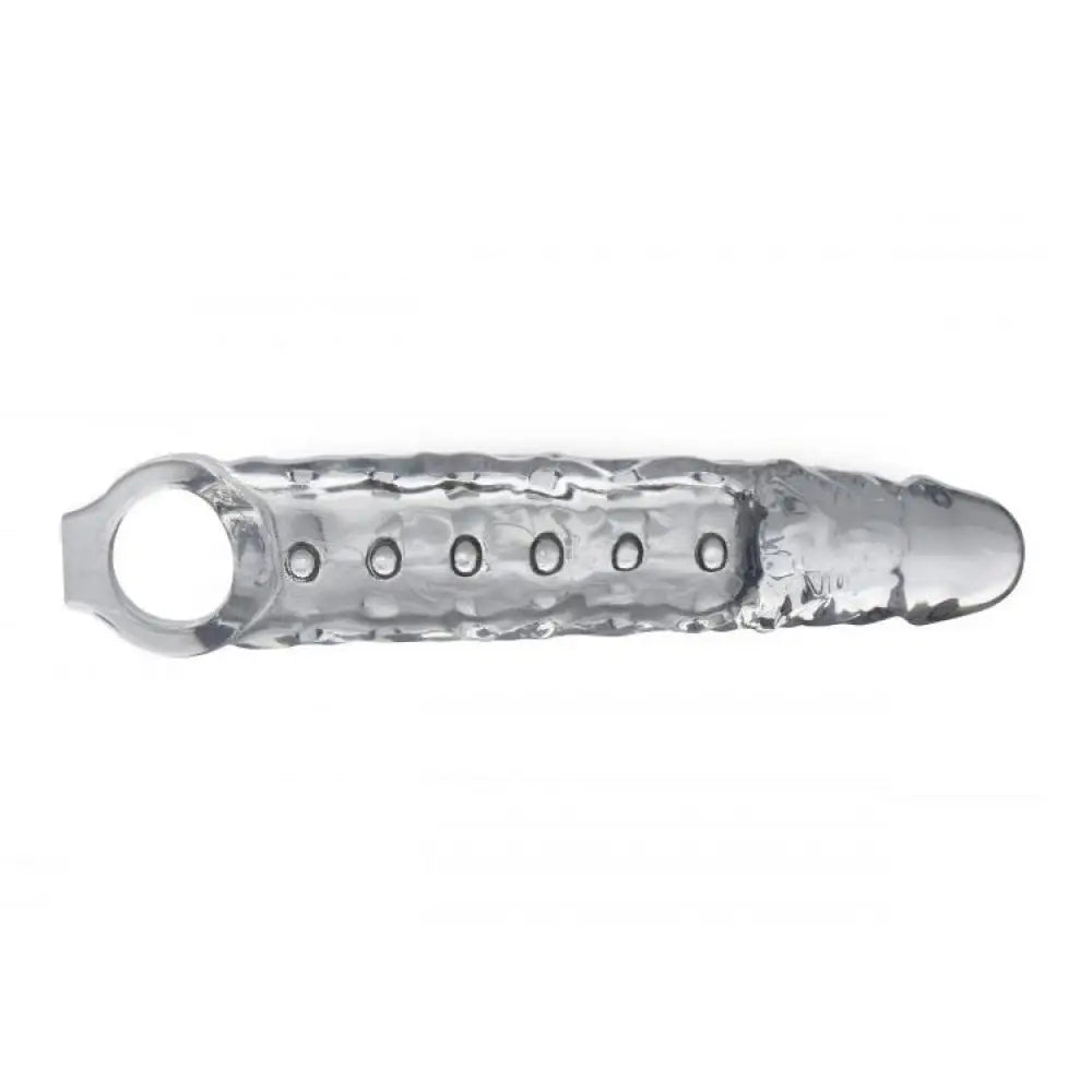 Size matters clear penis extender sleeve 10.75 inch - peaches and screams