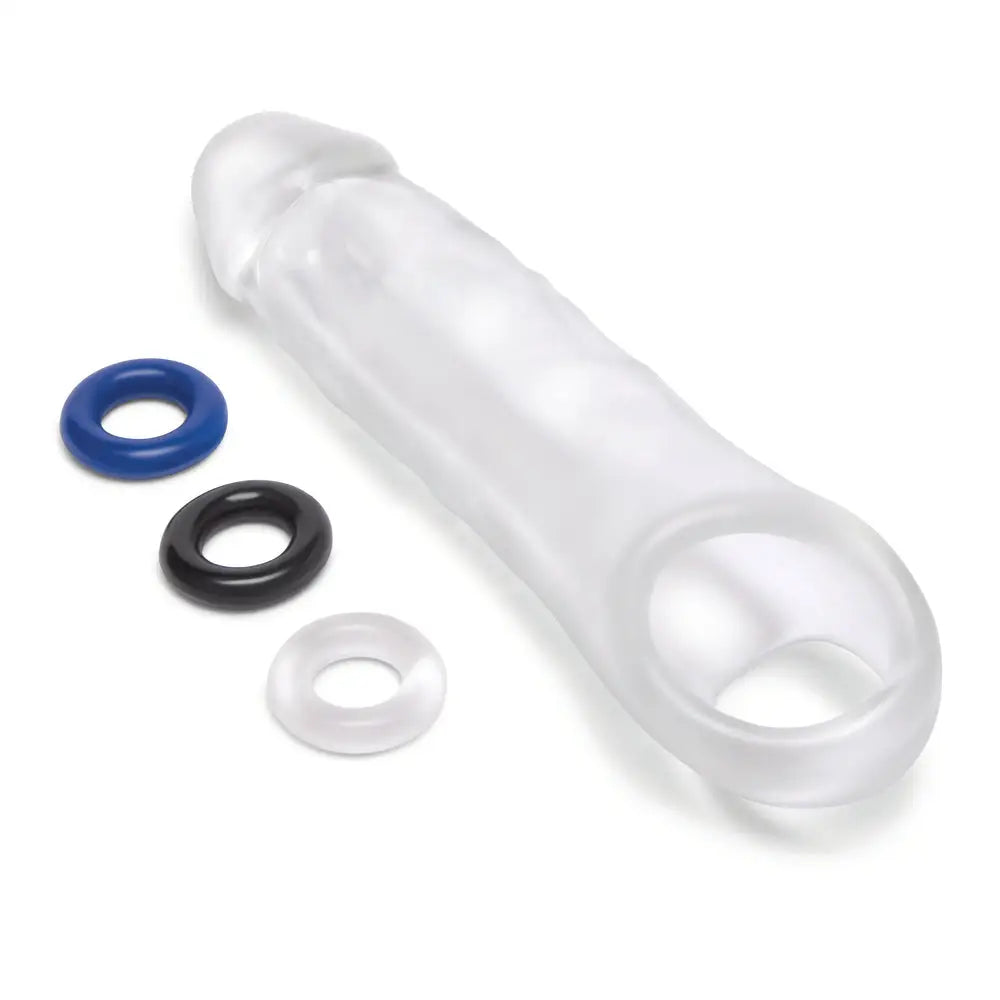 Size Up Clear Penis 2 Inch Extender - Peaches and Screams