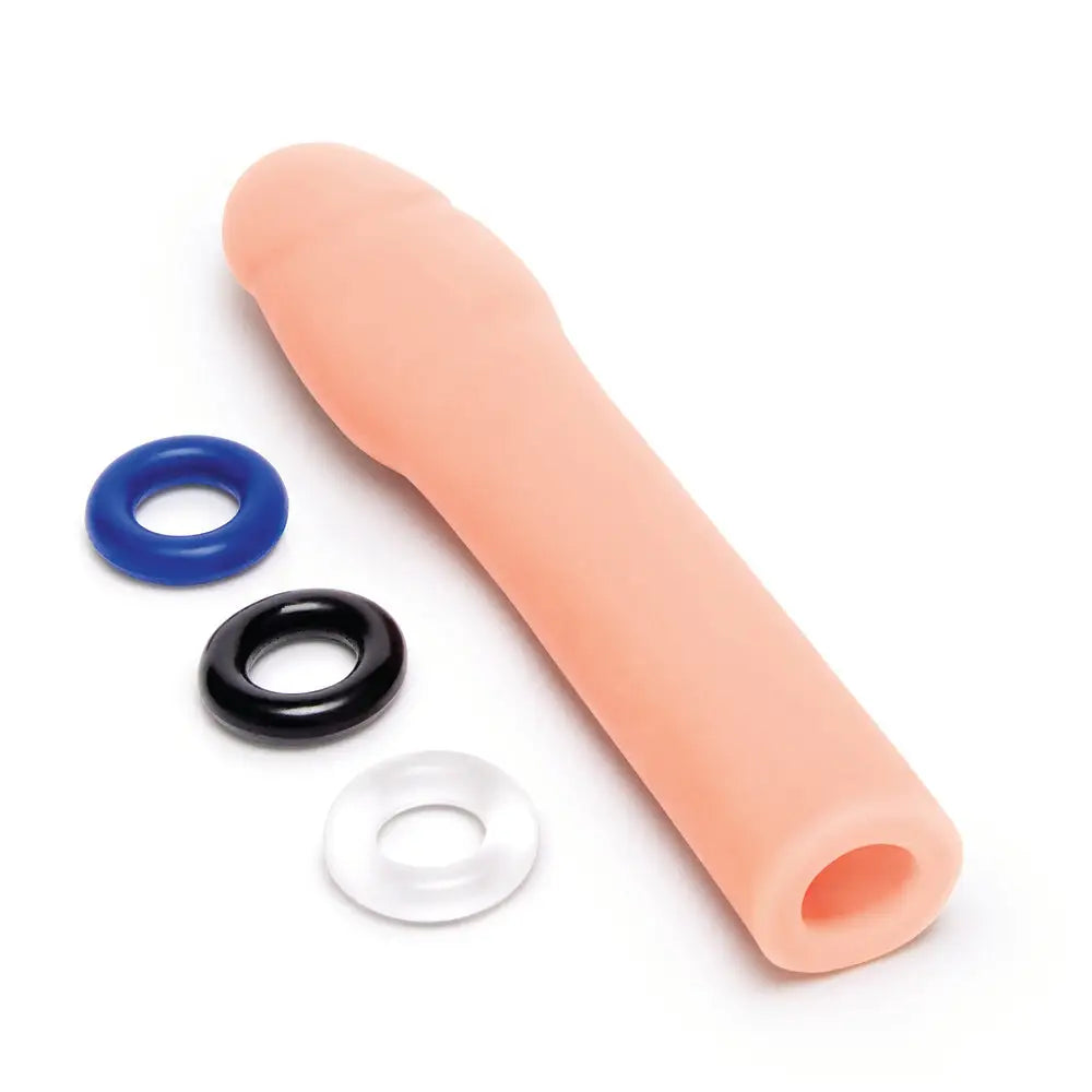 Size up penis 2 inch extender for added length and girth - peaches and screams