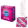 Skins dots and ribs lubricated premium condoms 4 pack - peaches and screams
