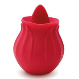Skins silicone red rechargeable clitoral massager - peaches and screams