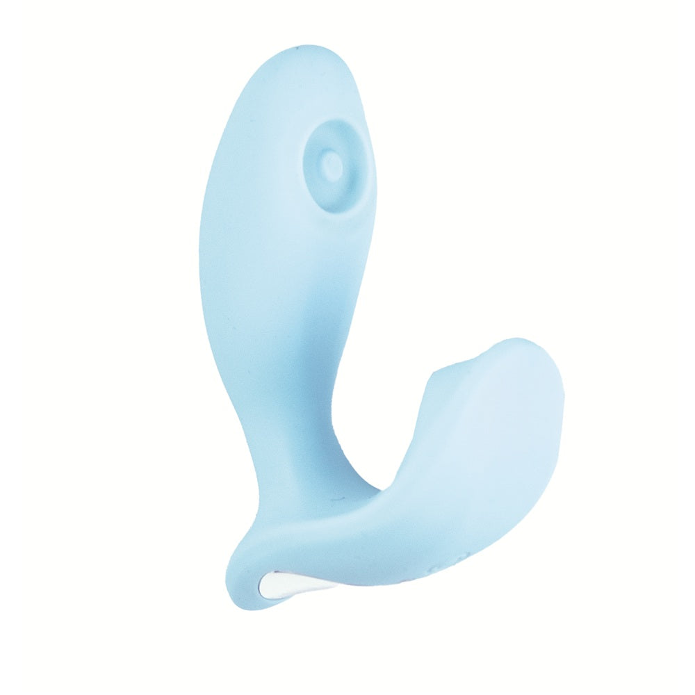 Sky stratus tapping plug dual motor vibrator - g-spot vibrators peaches and screams