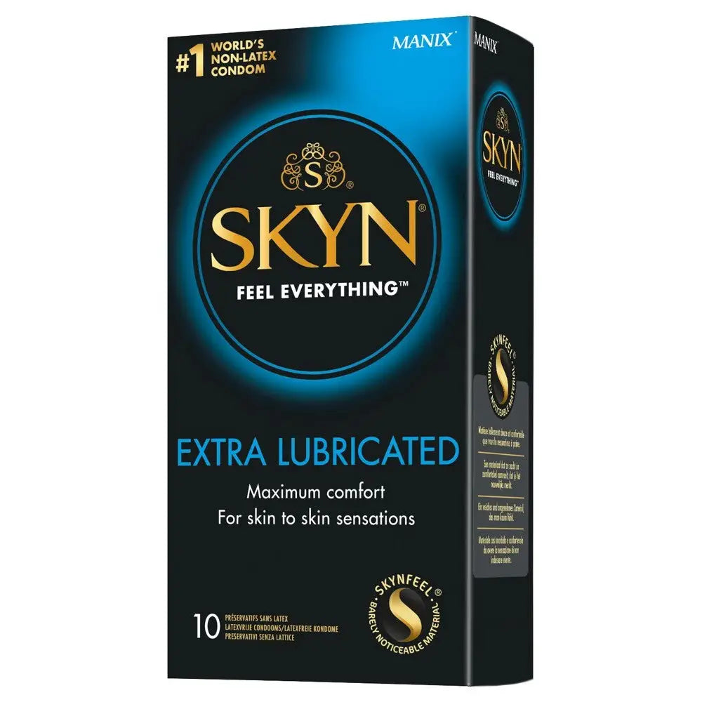 Skyn latex free extra lubricated condoms 10 pack - peaches and screams