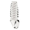 Sono no 21 transparent stretchy penis sleeve 8.1 inch - peaches and screams
