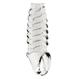 Sono no 21 transparent stretchy penis sleeve 8.1 inch - peaches and screams