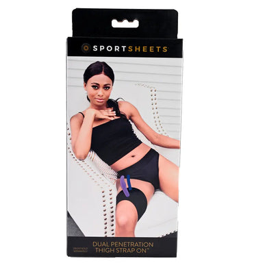 Sportsheets Dual Penetration Strap On Harnesses With Dildo For Her - Peaches and Screams